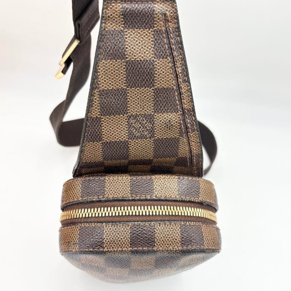 Louis Vuitton Crossbody Bag Geronimos Sling Bag Bum Bag Damier Ebene Purse - Picture 12 of 16